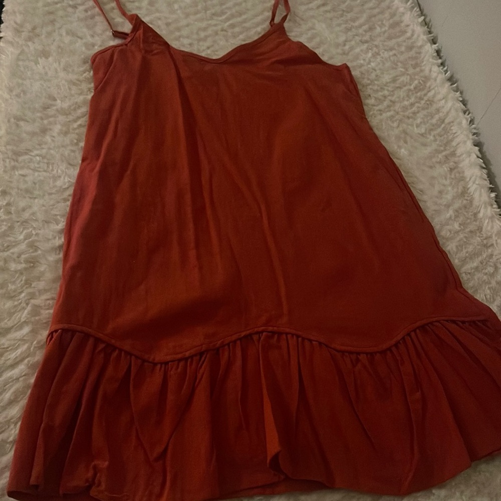 red dress